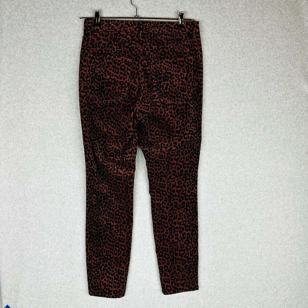 Loft Womans Sz 8 29 Cords Corduroy Pants Curvy High Waist Skinny‎ Stretch Brown - Picture 7 of 9